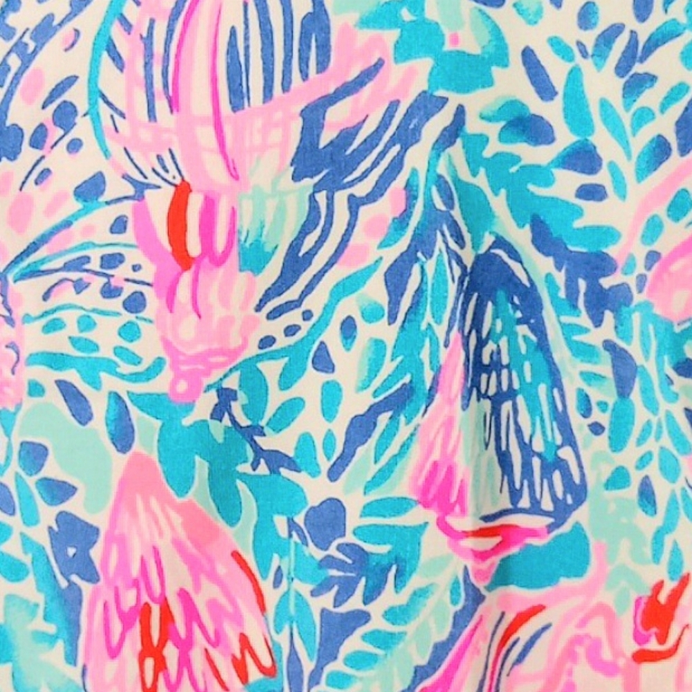 Lilly Pulitzer Skipper Popover in Treasure Trove Print Pullover UPF 50 + Size M - Picture 12 of 14